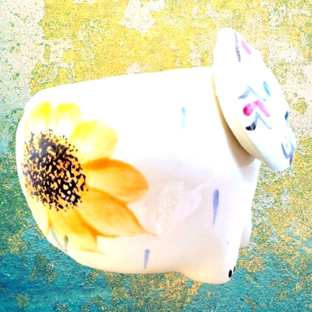 $$3DCAT Face & Tail  Vanity/Trinket Dish CERAMIC Original Tag SUNNY